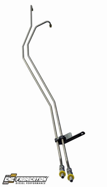 98.5-03 7.3L CNC Fab 4R100 Transmission Cooler Line Kit - Image 2