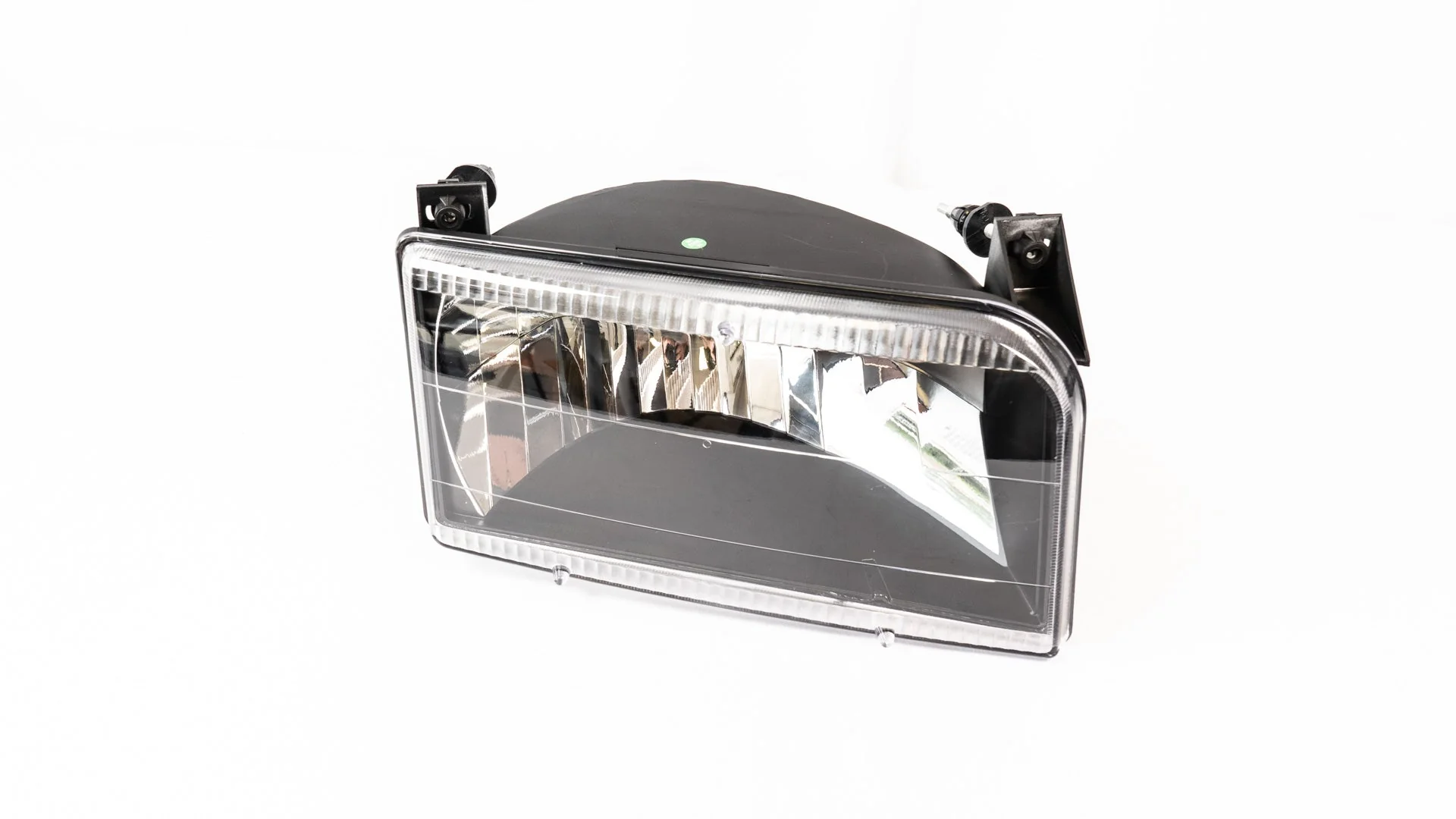 Complete Performance Six Piece Clear Black Headlight Kit - 1992-1997 Ford F-Series & Bronco - Image 3